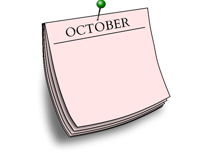 De maand oktober