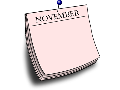 De maand november