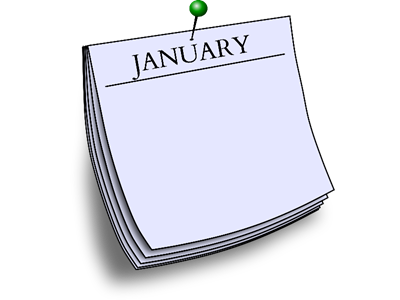 De maand januari