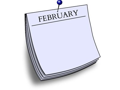 De maand february