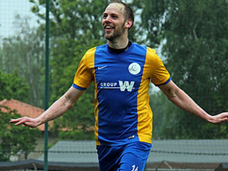 William Acke telde Diest uit met drie doelpunten. (© foto Jeroen Goolaerts)