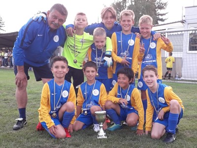 Winst voor U9 op toernooi SV Grasheide