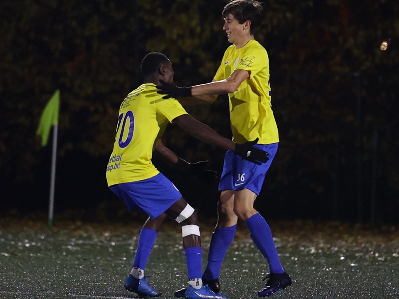 Daan Straetmans beleefde een droomdebuut en scoorde meteen. (© foto Jorghé Van Hecke)