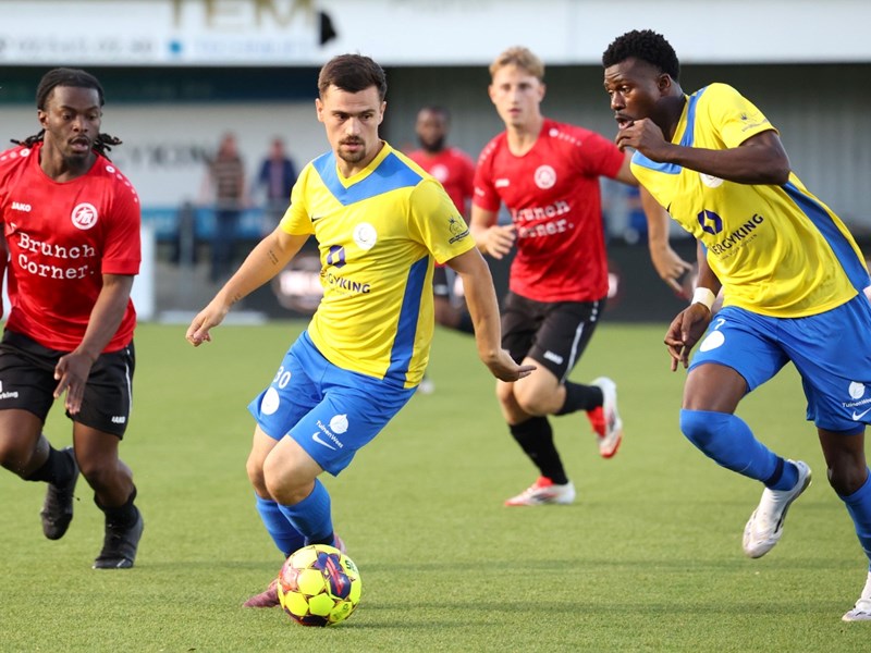 Corentin Gabrielli brak in de tweede helft de ban. (© foto Jorghé Van Hecke)